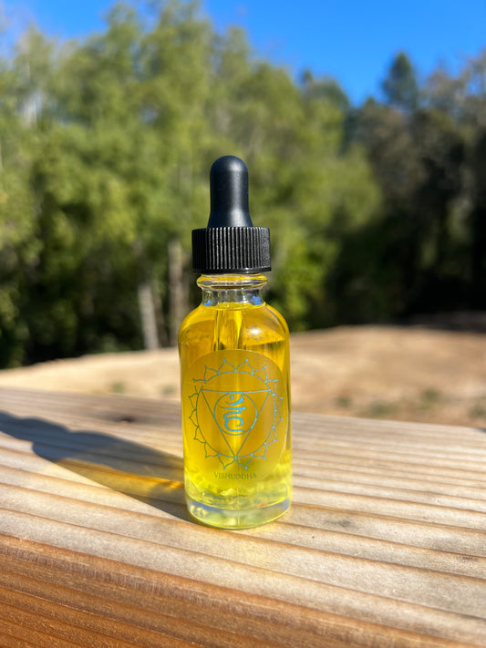 Throat Chakra Body Oil